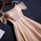 Pink tulle sequins long prom dress  8348