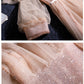 Pink tulle sequins long prom dress  8348