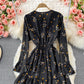 Black v neck short dress fashion dress  436