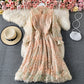Cute A line lace dress fashion dress  419