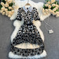 Cute lace short A line dress fashion dress  426