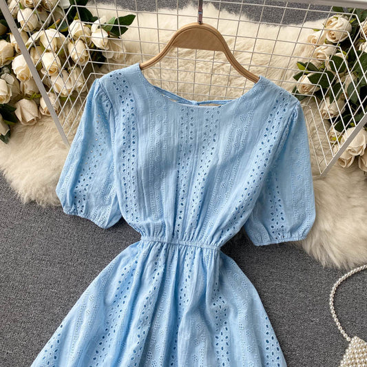 Cute A line short dress fashion dress  638