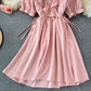 Cute v neck short dress fashion dress  490