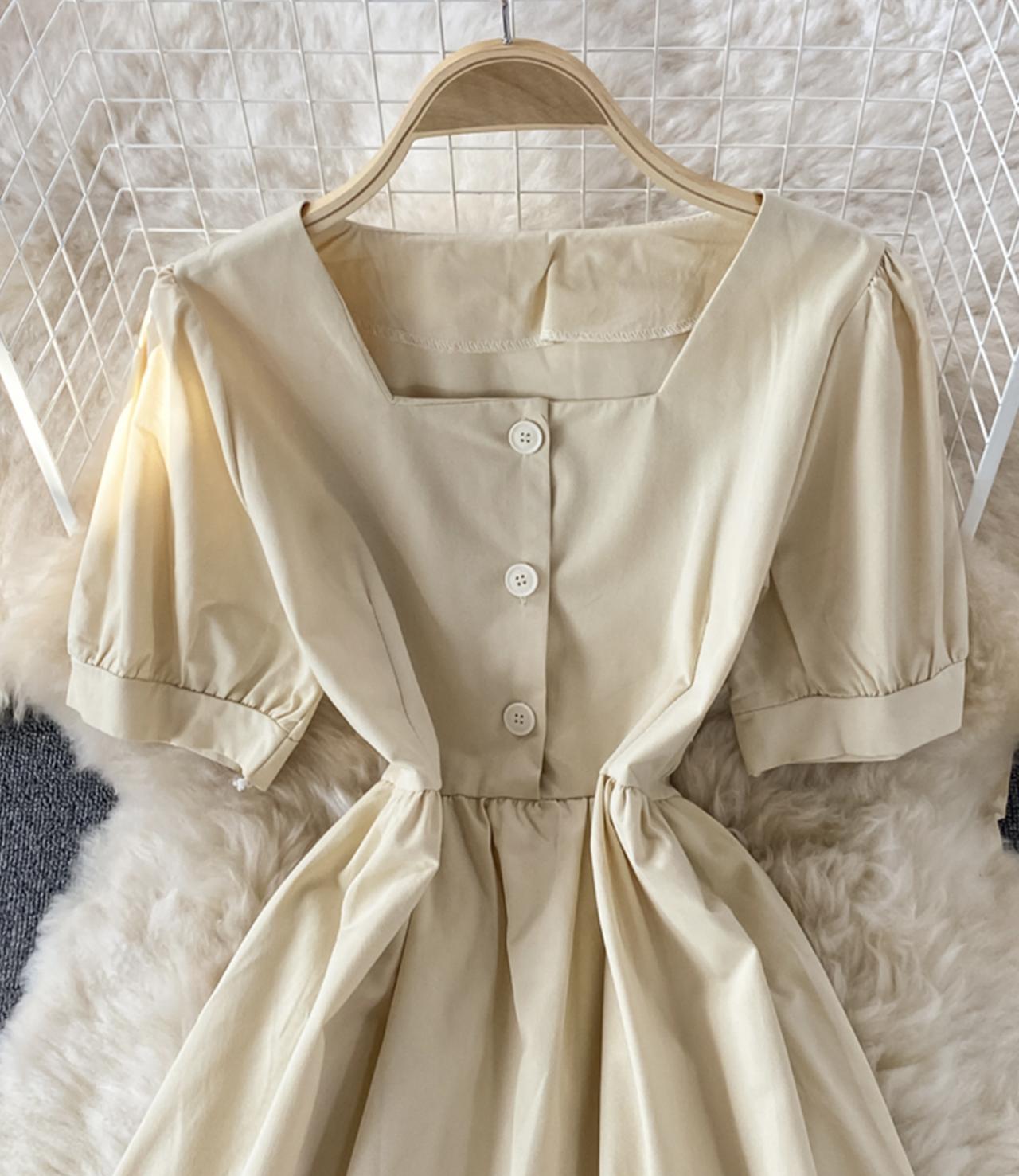 Cute A line short dress fashion dress  603