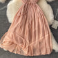 Cute A line off shoulder dress fashion dress  587