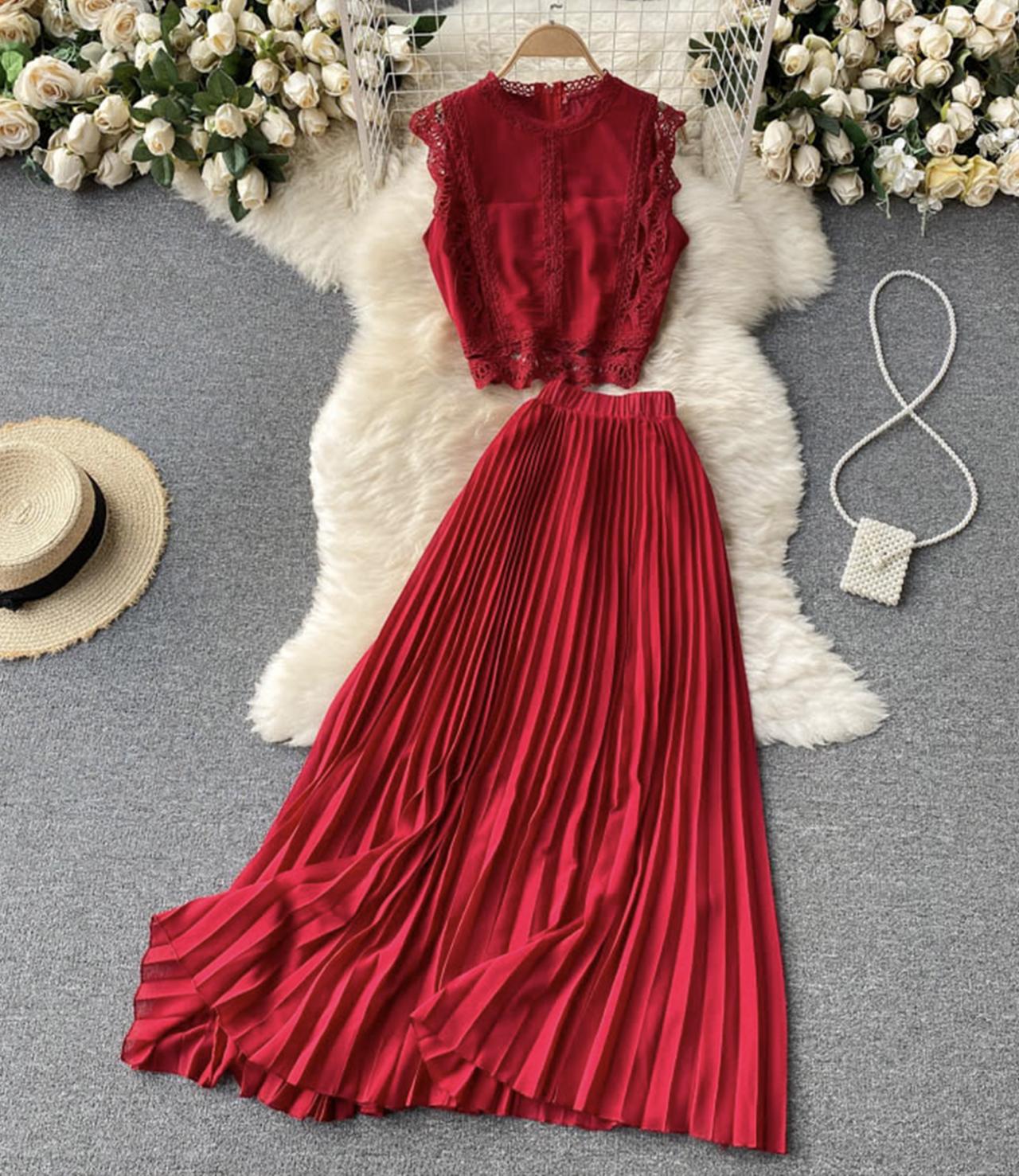A-Linie Chiffon Langarmkleid Modekleid 643
