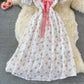 Sweet floral A line dress fashion dress  511