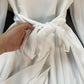 A-Linie Chiffon Langarmkleid Modekleid 644