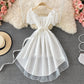 Cute A line high low dress fashion dress  604