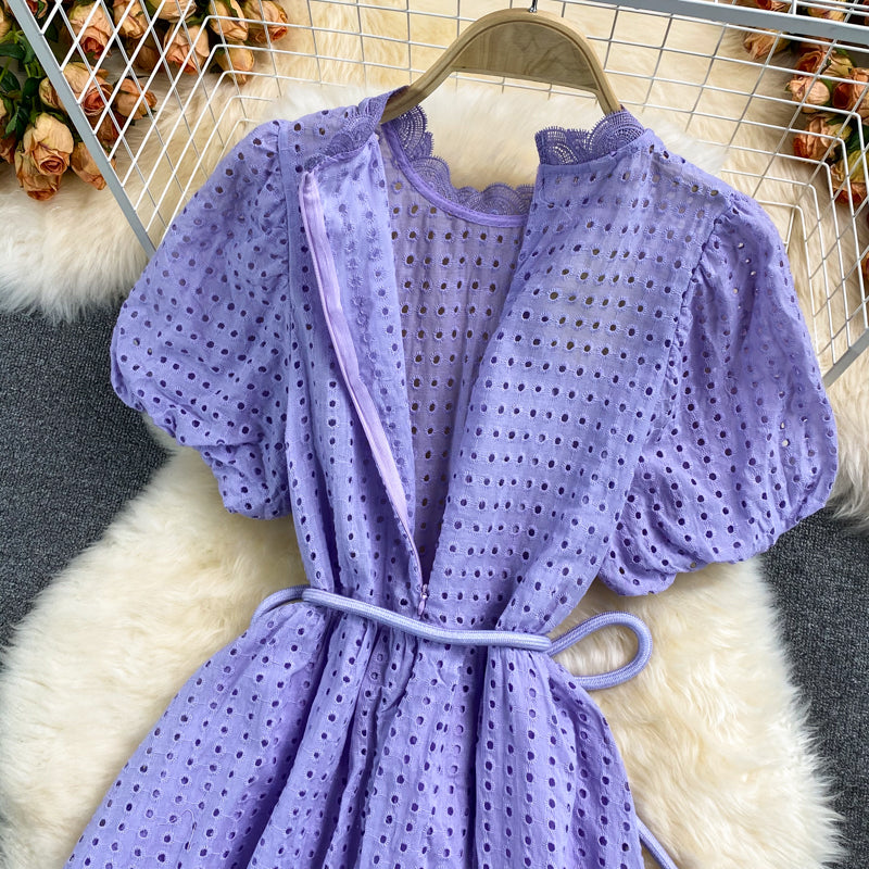 Cute A line short dress fashion dress  564