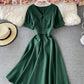 Cute A line short dress fashion dress  690
