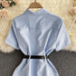 Cute A line short dress fashion dress  668