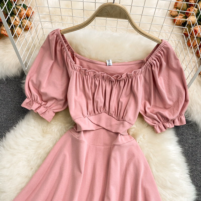 Cute A line short dress fashion dress  539