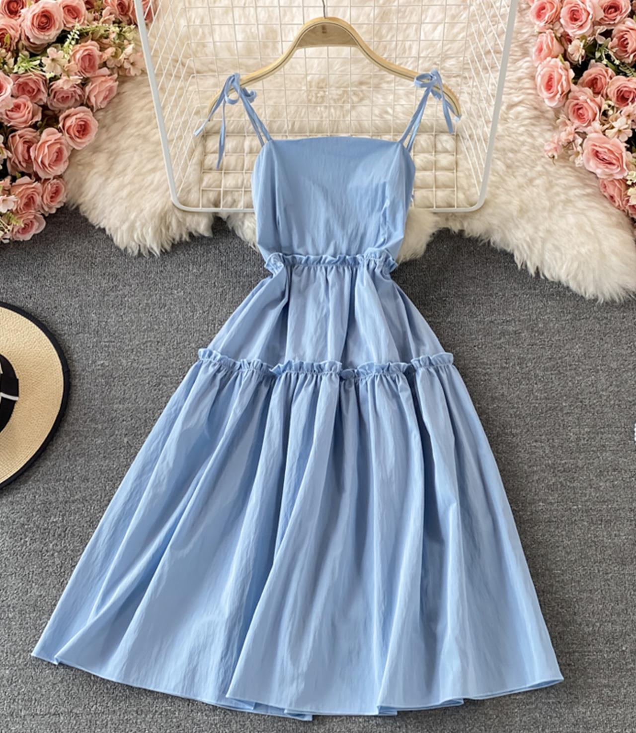 Cute A line short dress fashion dress  543