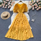 Cute v neck chiffon short dress fashion dress  471