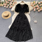 Cute v neck chiffon short dress fashion dress  471