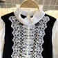 Cute lace long sleeve tops  332