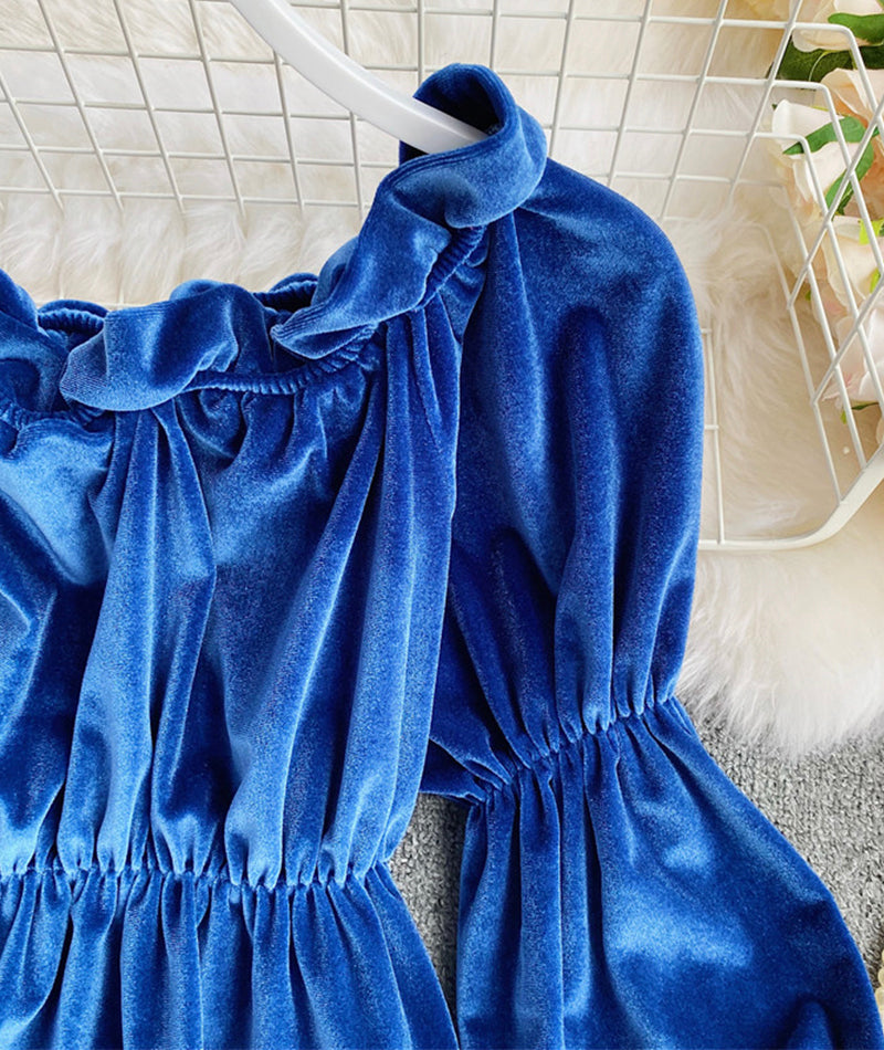 Tops long sleeve velvet tops  379