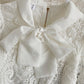 White hollow lace top  380