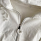 Fashionable autumn long-sleeved short jacket white hoodie  249