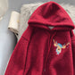 Cute lamb wool hoodie  217