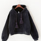 Sweet oversized cropped hoodie  237
