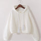 Sweet oversized cropped hoodie  237