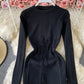Sweater dress long sleeve sweater dress  171