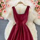 Lovely corduroy A line dress fashion dress  434
