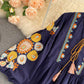 Stylish embroidered puff sleeve top  383