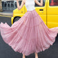 A line soft chiffon skirt women's skirt  3507