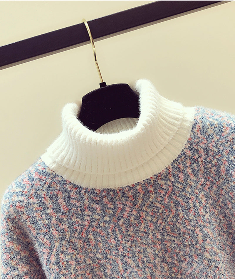 Sweater cute turtleneck sweater  123