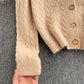 Nouveau manteau pull col V ample et paresseux pour femme 1621