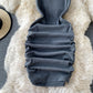 Jupe-robe élastique slim sexy à bretelles unie 2957
