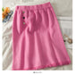 Slim candy color knitted Hip Wrap Skirt for women  2601