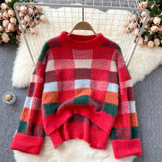 Pull style Hong Kong rétro japonais paresseux Pullover 1622
