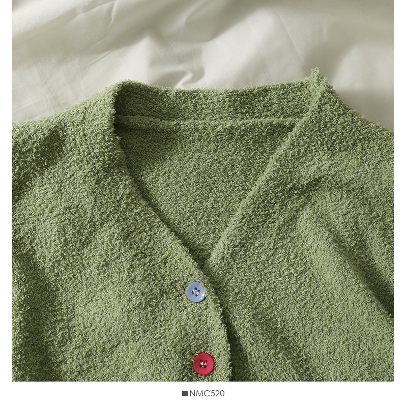 Pull cardigan femme col bas slim manches longues granulaire top 2018