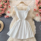 Backless striped strapless dress  2790