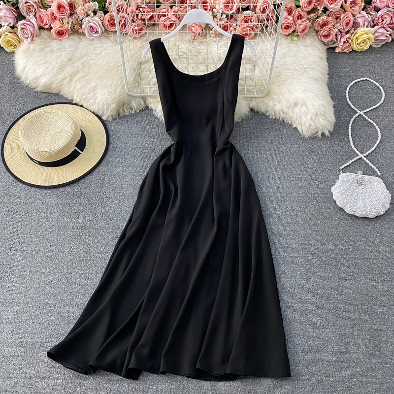 Robe vintage Hepburn taille fine 2890