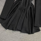 High waist thin bud dress aging sweet fluffy A-line skirt short skirt  3120