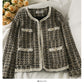 Early autumn new short fashion Korean slim long sleeve top  2103