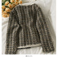 Early autumn new short fashion Korean slim long sleeve top  2103