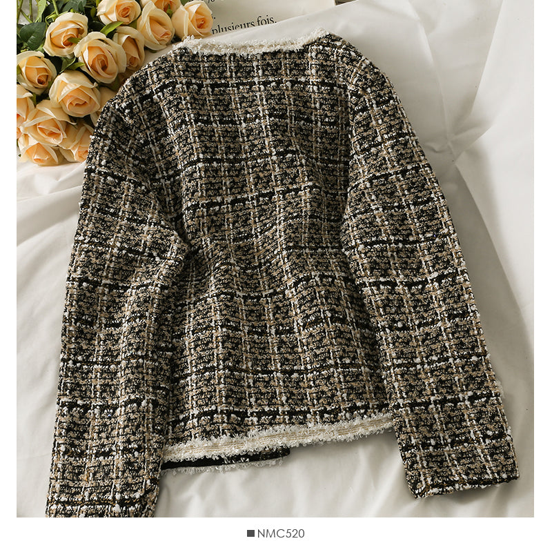 Early autumn new short fashion Korean slim long sleeve top  2103