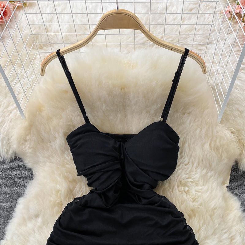 Petite robe sexy dos nu à bretelles Spice Girl 2804