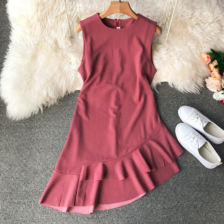 Jupe irrégulière Robe à volants 3024