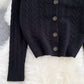 Nouveau manteau pull col V ample et paresseux pour femme 1621