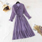 Super slim waist temperament floral dress women  2161