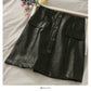 Korean fashion skirt women show thin high waist temperament Hip Wrap short skirt  2663