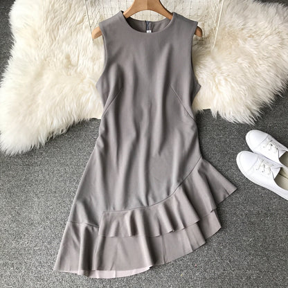 Jupe irrégulière Robe à volants 3024