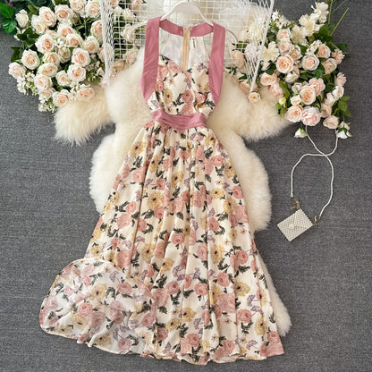 Robe vintage à épaules dénudées et dos nu 2720